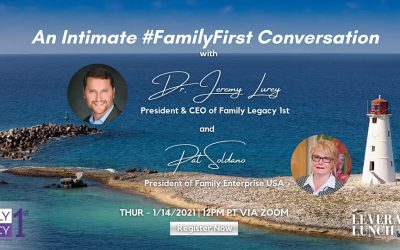 #FamilyFirst webcast with Pat Soldano