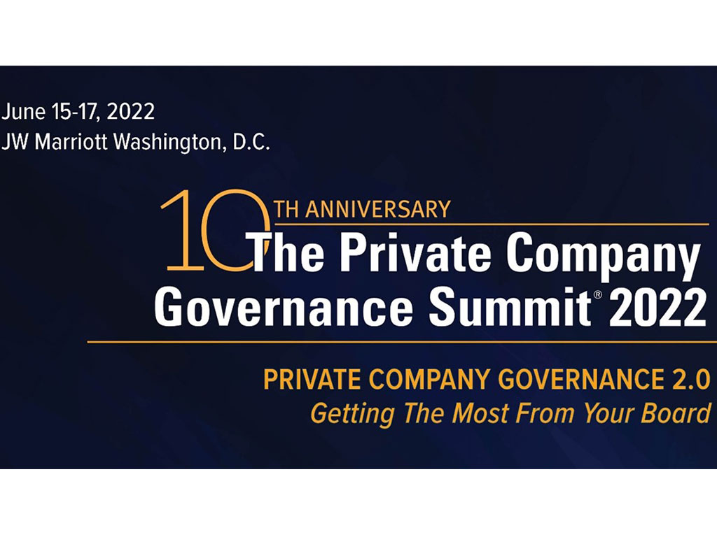 Meet Members of Congress at 10th Anniversary Private Company Governance