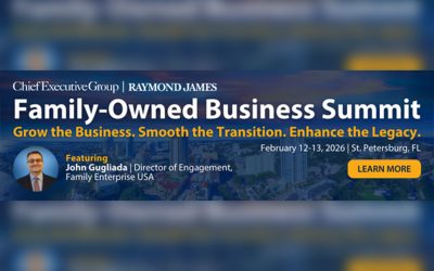 Content Join Us at the Family-Owned Business Summit – Enjoy 40% Off Registration