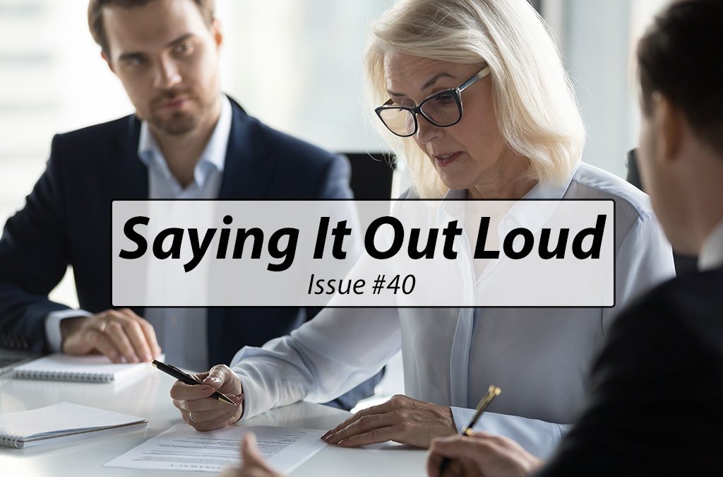 Saying It Out Loud January 2026, By Pat Soldano