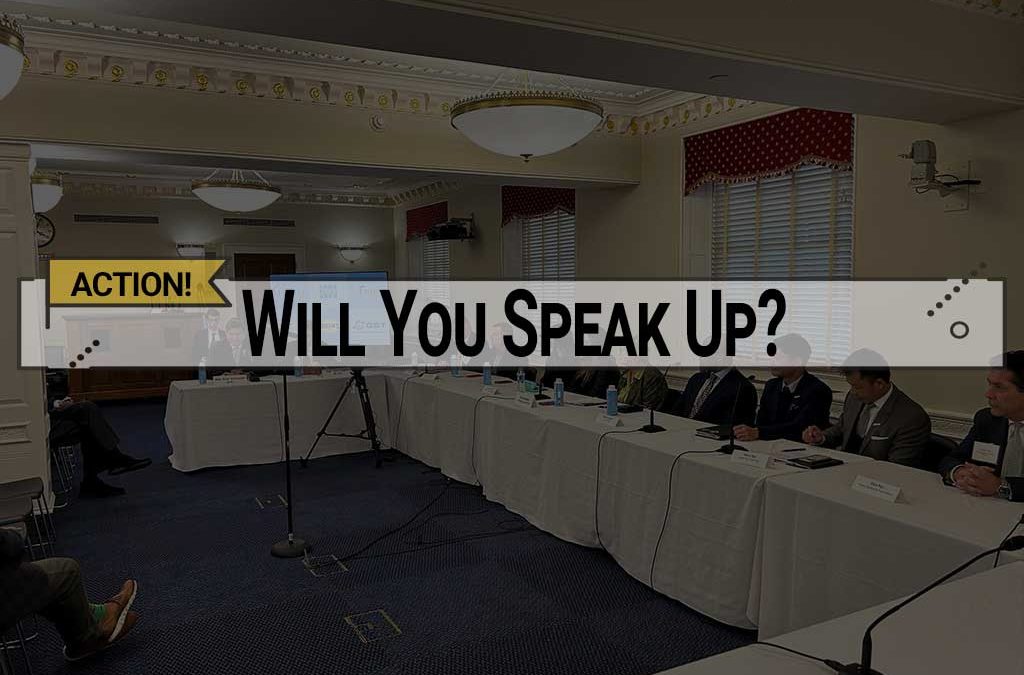 Congress Is Listening - Will You Speak Up?