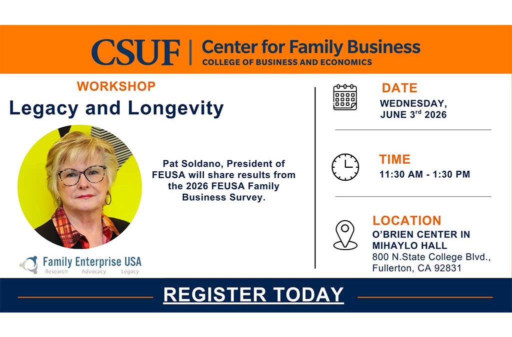 CSFU Holds Workshop on Creating ‘Legacy and Longevity’ for Family-Owned Businesses